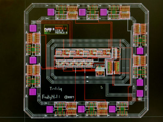 First slide: Test Chip